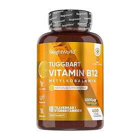 WeightWorld Vitamin B12 400 Capsules.