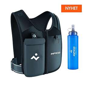 Infico Hybrid Race Vest med mobil og flaskeholder