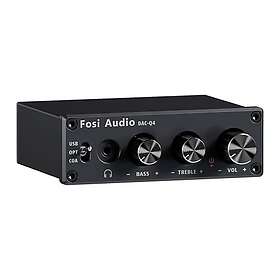 Fosi Audio Q4 Mini spelstereo DAC & hörlursförstärkare