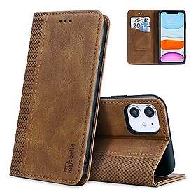 AKABEILA  Fodral för iPhone 11 Flipfodral PU Läder