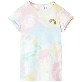 vidaXL T-shirt för barn flerfärgad 128 10757