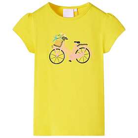 vidaXL T-shirt för barn gul 92 11064