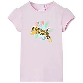 vidaXL T-shirt för barn lila 116 11156