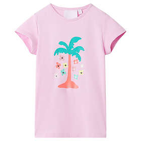 vidaXL T-shirt för barn lila 140 11303