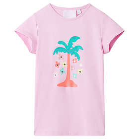 vidaXL T-shirt för barn lila 128 11302