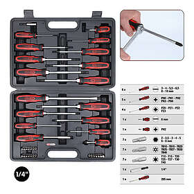 KS Tools Verktygspaket ERGOTORQUEplus; 39 st.