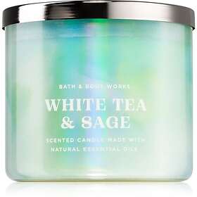 Bath & Body Works White Tea Sage doftljus 411g