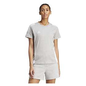 Adidas Tiro24 Sweat Short Sleeve T-shirt Grå XS Regular Kvinna