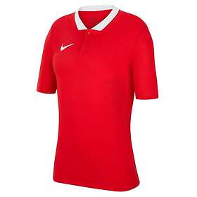 Nike Dri Fit Park Short Sleeve Polo Röd XL Kvinna