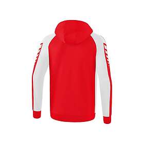 Erima Six Wings Training Full Zip Sweatshirt Röd 140 cm Pojke