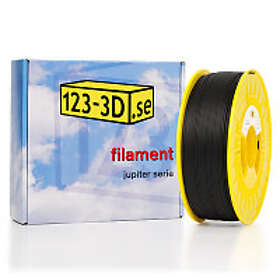 123-3D ABS filament Svart 1,75mm 1kg