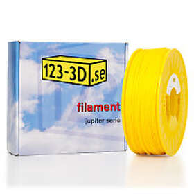123-3D ABS filament Gul 1,75mm 1kg