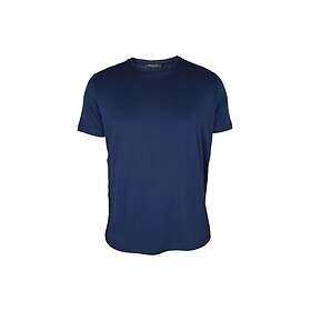 Loro Piana Marinblå Bomull och Siden T-Shirt Blue (Herr)