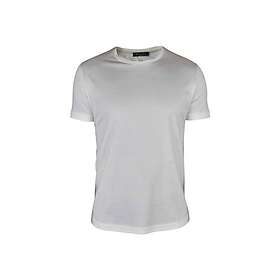 Loro Piana Krämvit Bomull och Siden T-Shirt White (Herr)