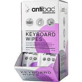 Antibac Keyboard Wipes 80 st/fp