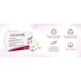 Harper Cleanic Pure Effect Dry Cosmetic Wipes 50pcs