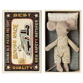 Little brother mouse in Matchbox Maileg