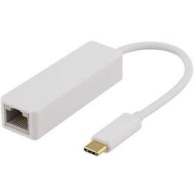 Luxorparts Gigabit-nätverkskort USB-C Vit