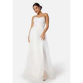 Bubbleroom Occasion Beaded Gown White 44