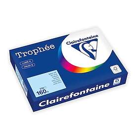 Clairefontaine Trophée A4 160g färgat papper ljusblå