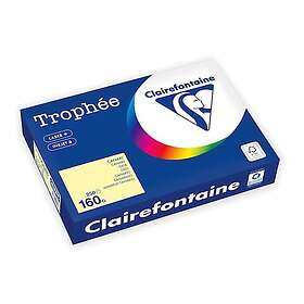 Clairefontaine Trophée A4 160g färgat papper ljusgul