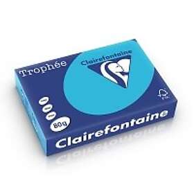 Clairefontaine Trophée A4 80g färgat papper aquablå