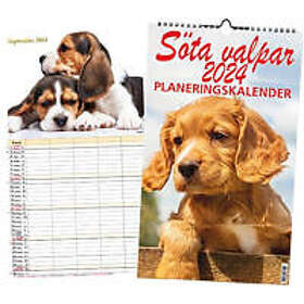 Söta valpar Planeringskalender 2024