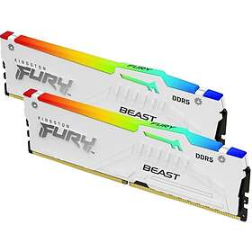 Kingston Fury Beast RGB White DDR5 6000MHz 2x16GB CL30 (KF560C30BWEAK2-32)