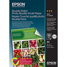 Epson  Double-Sided Photo Quality Inkjet Paper A4, 50 ark, 140g/m2