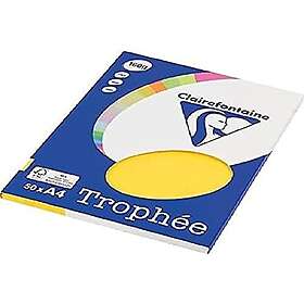 Clairefontaine 160g A4 papper solgul 50 ark