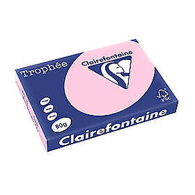 Clairefontaine 80g A3 papper rosa 500 ark 80G