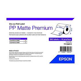Epson 7113411 PP matt etikett 102 x 76mm (original)