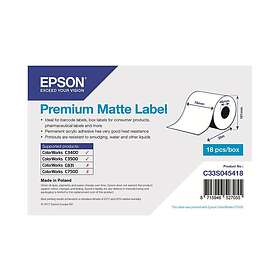 Epson C33S045418 premium matt etikett 76mm x 35m (original)
