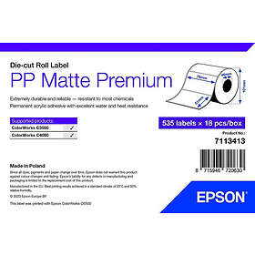 Epson PP MATTE Die-cut ROLL x 535 51mm Labels 7113413
