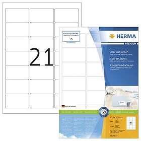 Herma etikett Premium 63,5x38,1 A4 2100 100 4677