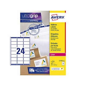 Avery Adressetiketter 63,5 x 33,9mm L7159-40 960st