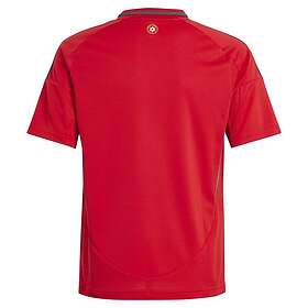 Adidas Wales 23/24 Junior Short Sleeve T-shirt Home Röd 11-12 Years