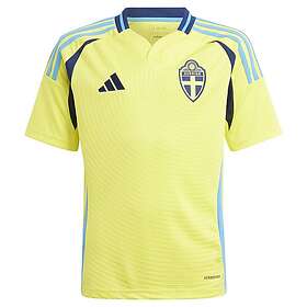 Adidas Sweden 23/24 Junior Short Sleeve T-shirt Home Gul 13-14 Years