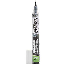Pebeo Colorex Marker Trichromatic Black – marker med akvarellbläck och penselspe