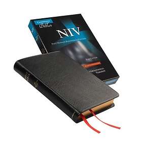 NIV Pitt Minion Reference Bible, Black Goatskin Leather, Red-letter Text, NI446: