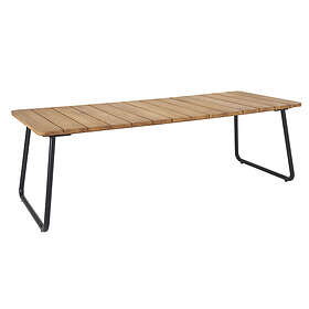 Brafab Nolli matbord Teak/svart 225 x 90 cm