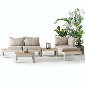 Lifestylegarden Loungegrupp Portals 4-sits med 2 bord Light 43149