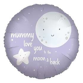 Folieballong Mummy Love You To The Moon