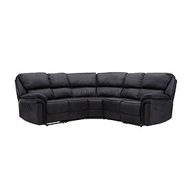 Venture Home Hörnsoffa Saranda Recliner Sofa Black Microfibre 16613-100