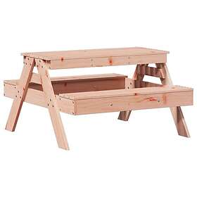 vidaXL Picknickbord för barn 88x97x52 cm massivt douglasträ 832599