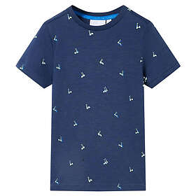 vidaXL T-shirt för barn mörkgrå 140 11953