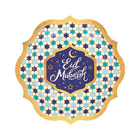 8 st Eid Mubarak tallrikar 23 cm