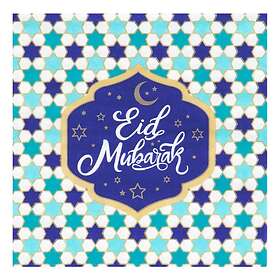 Pappersservetter Eid Mubarak 20-pack