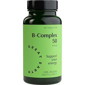 B-Complex 50 mg, 60 tabletter