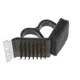 Mustang grillbørste 3i1